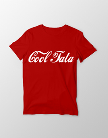 Cool Tata - Czerwona -  Koszulka z nadrukiem Męska