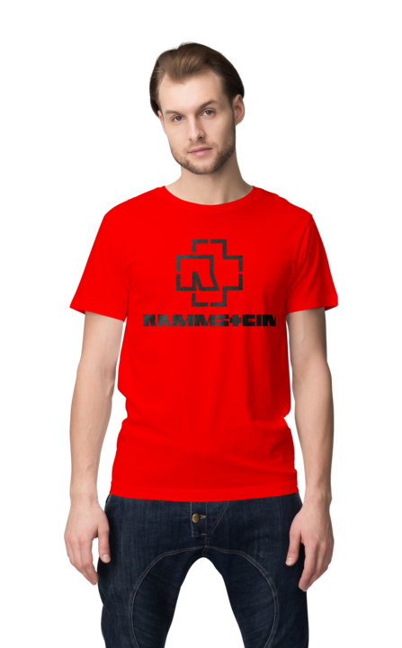 Rammstein - Czerwona - Koszulka z nadrukiem Męska