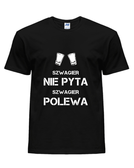 SZWAGIER - Koszulka z nadrukiem Męska