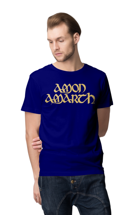 Amon Amarth - Niebieska - Koszulka z nadrukiem Męska