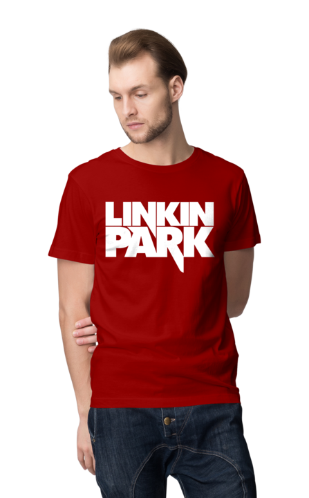 Linkin Park - Czerwona - Koszulka z nadrukiem Męska
