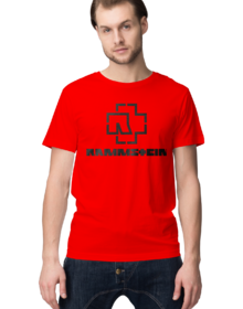 Rammstein - Czerwona - Koszulka z nadrukiem Męska
