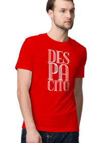 DESPACITO - Szara - Koszulka z nadrukiem Męska