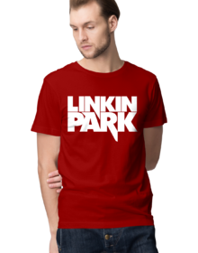 Linkin Park - Szara - Koszulka z nadrukiem Męska