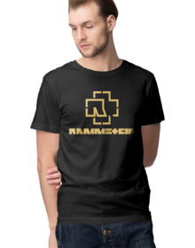 Rammstein - Czarna - Koszulka z nadrukiem Męska