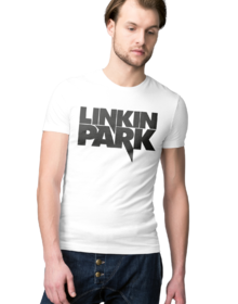 Linkin Park - Czarna - Koszulka z nadrukiem Męska