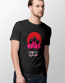 SQUID GAME - Czarna - Koszulka męska 