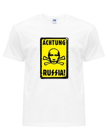 ACHTUNG RUSSIA - koszulka męska 