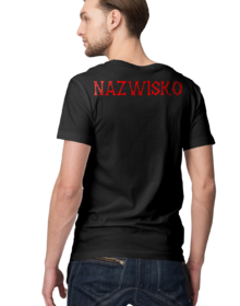 Punisher - Czarna - Koszulka z nadrukiem Męska
