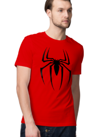 Spiderman - Czerwona - Koszulka z nadrukiem Męska