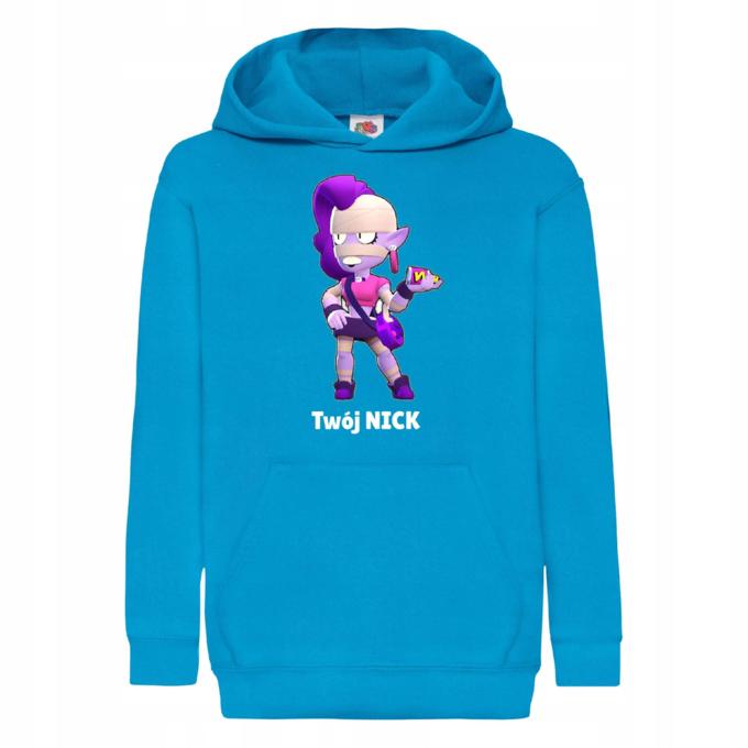 BRAWL STARS - EMZ - Bluza z nadrukiem dziecięca TWÓJ NAPIS