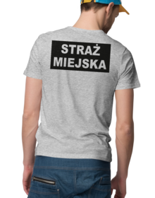 STRAŻ MIEJSKA - Melanż- Koszulka z nadrukiem Męska