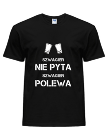 SZWAGIER - Koszulka z nadrukiem Męska