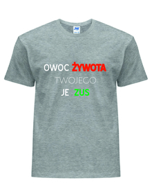 OWOC  ŻYWOTA  TWOJEGO JE ZUS  - Koszulka z nadrukiem Męska