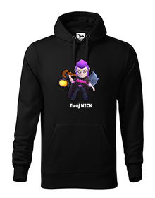 BRAWL STARS - MORTIS - Bluza z nadrukiem dziecięca TWÓJ NAPIS