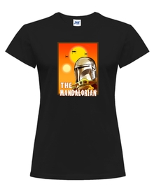 THE MANDALORIAN koszulka z nadrukiem damska